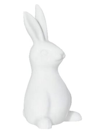 Hutschenreuther Figurka dekoracyjna "Rabbit" w kolorze białym - wys. 9 cm
