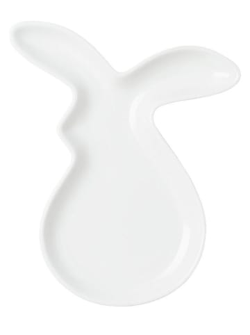 Hutschenreuther Miska "Rabbit" w kolorze białym do serwowania - 14 x 19 cm