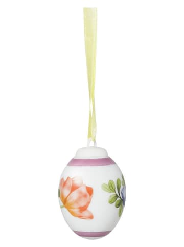 Hutschenreuther Zawieszka dekoracyjna "Easter chick" ze wzorem - wys. 5 x Ø 3,5 cm