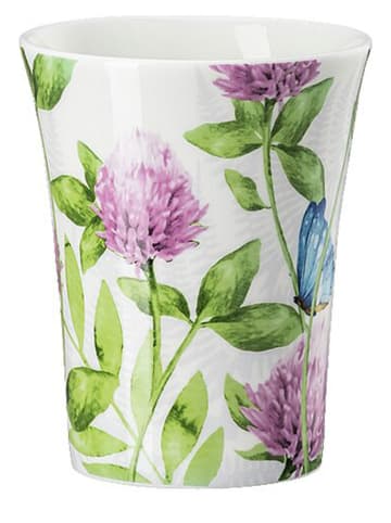 Hutschenreuther Kubek "Clover" w kolorze zielono-fioletowym - wys, 11,5 x Ø 9 cm