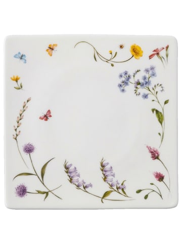 Rosenthal Talerz obiadowy "Nora" w kolorze białym ze wzorem - 23 x 23 cm