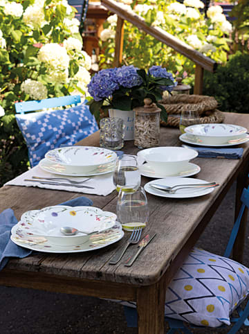 Hutschenreuther Schale "Spring Vibes" in Weiß/ Bunt - Ø 24 cm