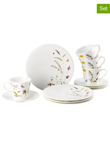 Rosenthal 8tlg. Früchstücksservice ''Nora'' in Weiß/ Bunt