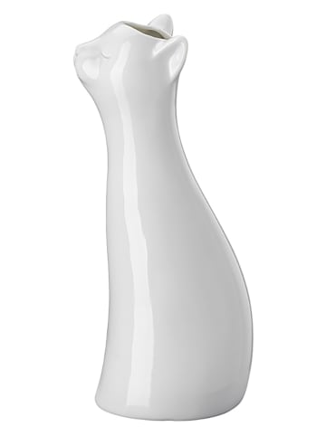Hutschenreuther Vase in Weiß - (H)20 cm