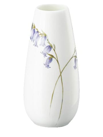 Hutschenreuther Wazon "Bellflower" w kolorze biało-fioletowym - wys. 11 x Ø 5 cm