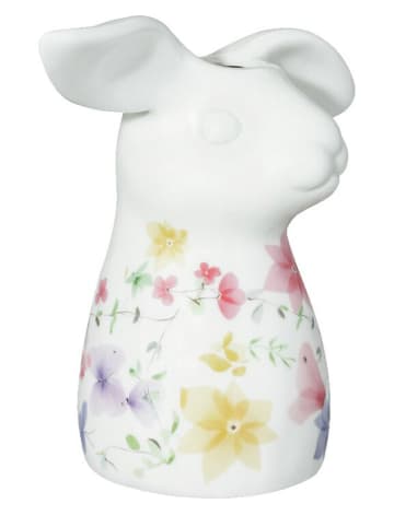 Hutschenreuther Wazon "Flower meadow" w kolorze białym ze wzorem - wys. 16 cm