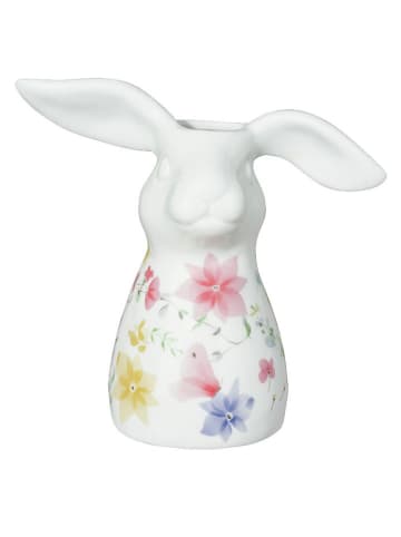 Hutschenreuther Wazon "Flower meadow" w kolorze białym ze wzorem - wys. 16 cm