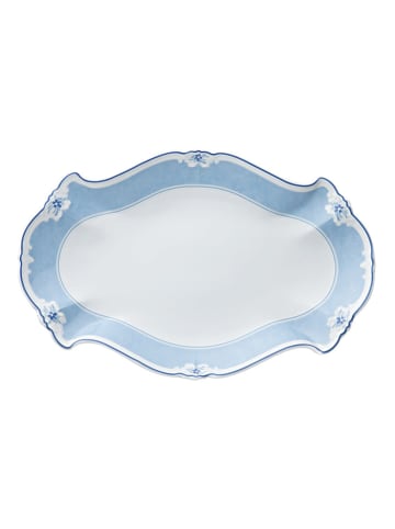 Hutschenreuther Półmisek "Baronesse" w kolorze biało-błękitnym - Ø 32 cm