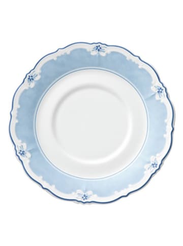Hutschenreuther Tee-Untertasse ''Baronesse'' in Weiß/ Hellblau - Ø 15 cm