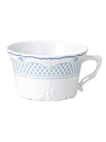 Hutschenreuther Tee-Obertasse "Baronesse'' in Weiß/ Blau - 220 ml