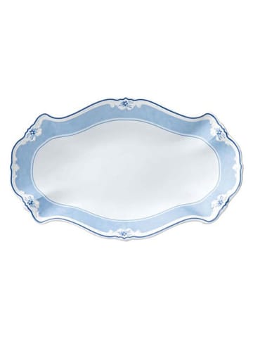Hutschenreuther Beilagenplatte "Estelle" in Hellblau/ Weiß - Ø 0,00 