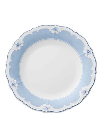 Hutschenreuther Talerz obiadowy w kolorze biało-błękitnym - Ø 25 cm