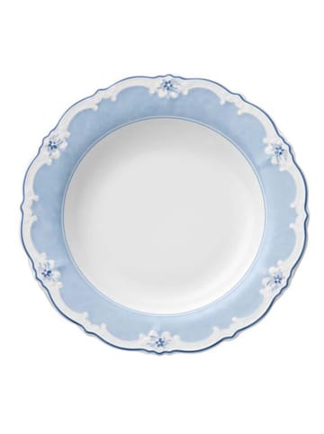 Hutschenreuther Suppenteller in Weiß/ Hellblau - Ø 24 cm