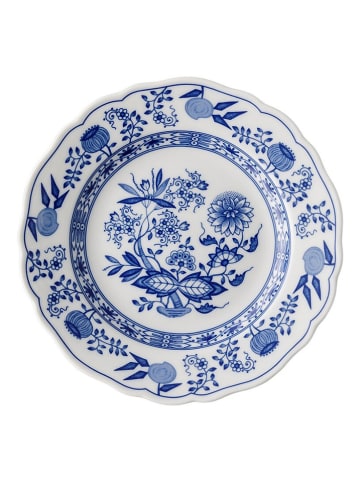 Hutschenreuther Talerz śniadaniowy w kolorze biało-niebieskim - Ø 19 cm