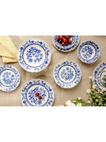 Hutschenreuther Speiseteller in Blau/ Weiß - Ø 25 cm