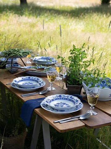 Hutschenreuther Speiseteller in Blau/ Weiß - Ø 27 cm