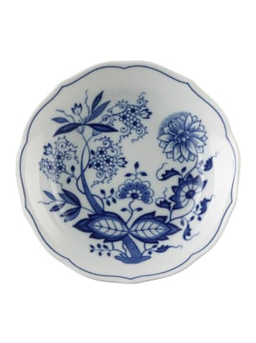 Hutschenreuther Kaffee-Untertasse Blau/ Weiß - Ø 14 cm