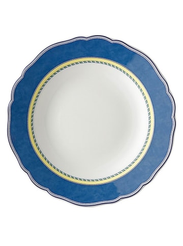 Hutschenreuther Suppenteller "Medley" in Blau/ Weiß - Ø 21 cm