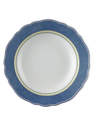 Hutschenreuther Talerz głęboki "Medley" w kolorze niebiesko-białym - Ø 21 cm
