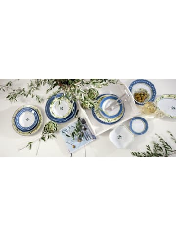 Hutschenreuther Suppenteller "Medley" in Blau/ Weiß - Ø 21 cm