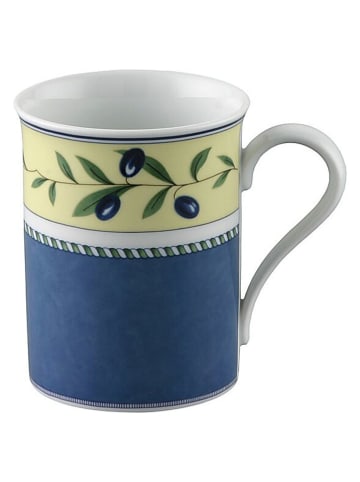 Hutschenreuther Kaffeetasse "Medley" in Blau/ Gelb - (H)9,5 x Ø 6,5 cm