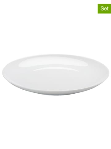 Rosenthal 6er-Set: Speiseteller ''Cucina'' in Weiß - Ø 26 cm