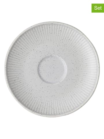 Thomas 6er-Set: Kaffee-Untertassen "Thomas Clay" in Grau - (H)2,2 x Ø 16,2