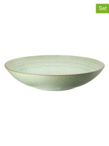 Thomas 2er-Set: Teller "Thomas Nature" in Grün - (H)6,2 x Ø 27,8 cm