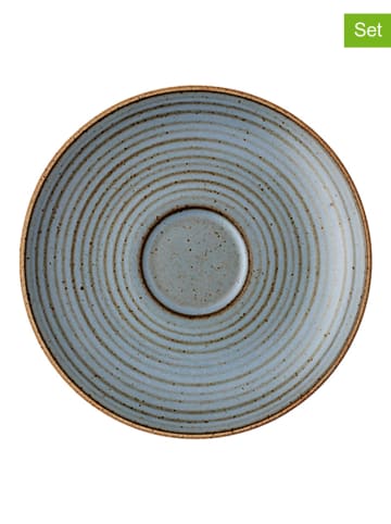 Thomas 6er-Set: Espresso-Untertasse "Thomas Nature" in Blau - Ø 16,4 cm