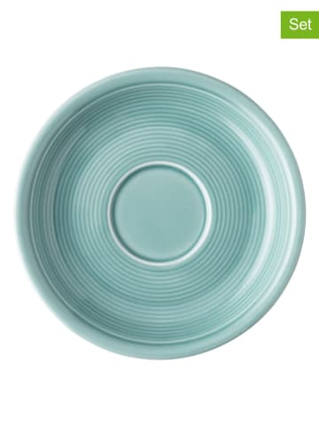 Thomas 6er-Set: Kaffee-Untertassen "Trend Colour" in Türkis - (H)2,3 x Ø 14 cm