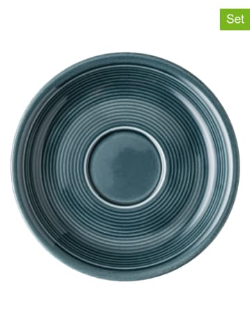Thomas 6er-Set: Kaffee-Untertassen "Trend Colour" in Dunkelblau - (H)2,3 x Ø 14 cm
