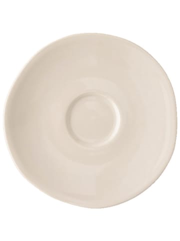 Rosenthal Spodek "Thomas Cliff" w kolorze beżowo-białym do filiżanki - Ø 13 cm