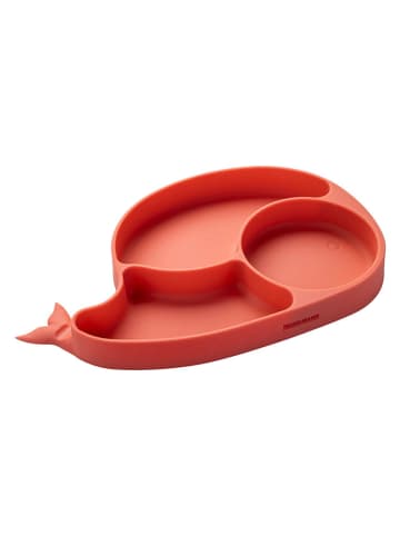 Fackelmann Menüteller "Wal" in Koralle - (B)27 x (H)19 cm