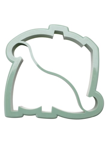 Fackelmann Sandwichausstecher "Dinosaurier" in Grün - (B)12 x (H)10 x (T)2,8 cm