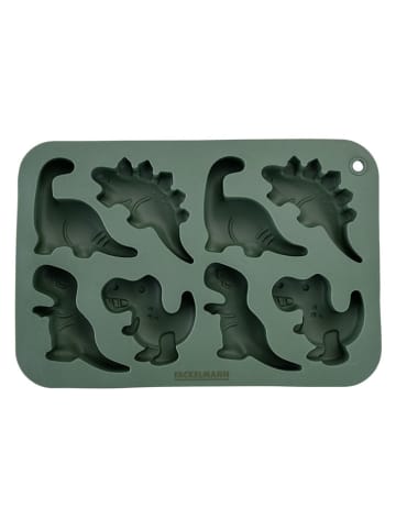 Fackelmann Forma "Dinosaur" w kolorze zielonym do kostek lodu - 19 x 12 x 2,3 cm