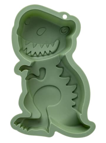 Zenker Forma "Dinosaur" w kolorze zielonym do pieczenia - 16,5 x 24 x 5 cm