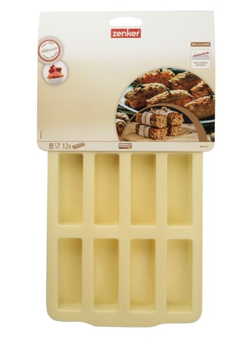 Zenker Müsliriegel-/ Minikuchenform in Beige - (L)29 x (B)16,5 cm