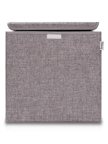 Lifeney Aufbewahrungsbox in Grau - (B)33 x (H)33 x (T)33 cm