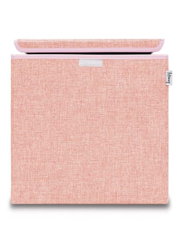 Lifeney Pudełko w kolorze jasnoróżowym - 33 x 33 x 33 cm