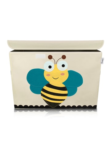 Lifeney Pudełko "Bee" w kolorze beżowo-żółtym - 51 x 36 x 36 cm
