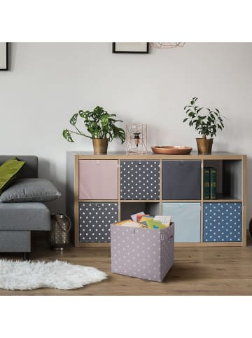 Lifeney Pudełko w kolorze antracytowym - 33 x 33 x 33 cm