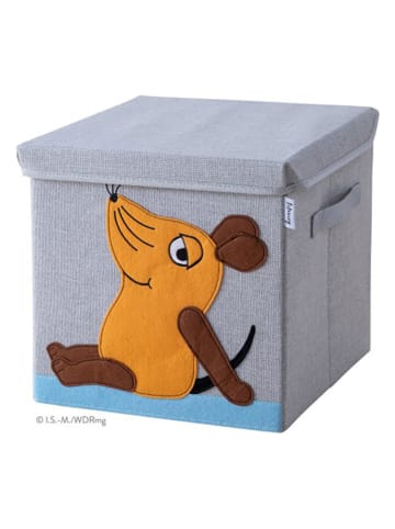 Fackelmann Pudełko "Mouse" w kolorze szaro-jasnobrązowym - 30 x 30 x 30 cm