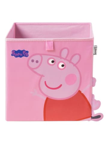 Fackelmann Aufbewahrungsbox "Peppa tanzend" in Rosa - (B)30 x (H)30 x (T)30 cm