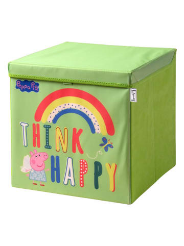 Lifeney Pudełko "Peppa" w kolorze zielonym - 33 x 33 x 33 cm