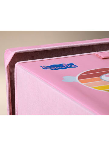 Fackelmann Aufbewahrungsbox "Peppa" in Rosa - (B)33 x (H)33 x (T)33 cm
