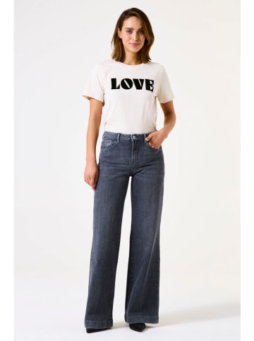 Garcia Spijkerbroek "Celia" - wide fit - antraciet