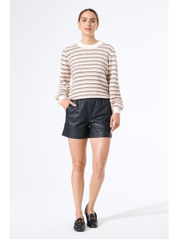 Garcia Szorty w kolorze czarnym ze skóry syntetycznej