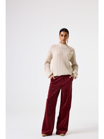 Garcia Spodnie sztruksowe w kolorze jasnobrązowym