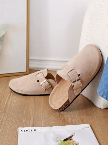 Sixth Sens Clogs in Beige