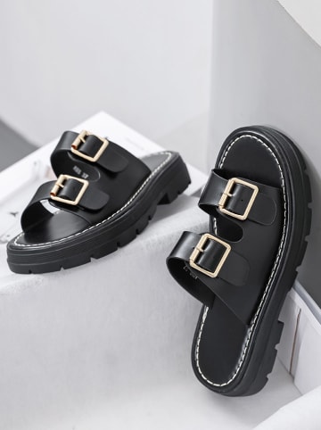 Sixth Sens Slippers zwart